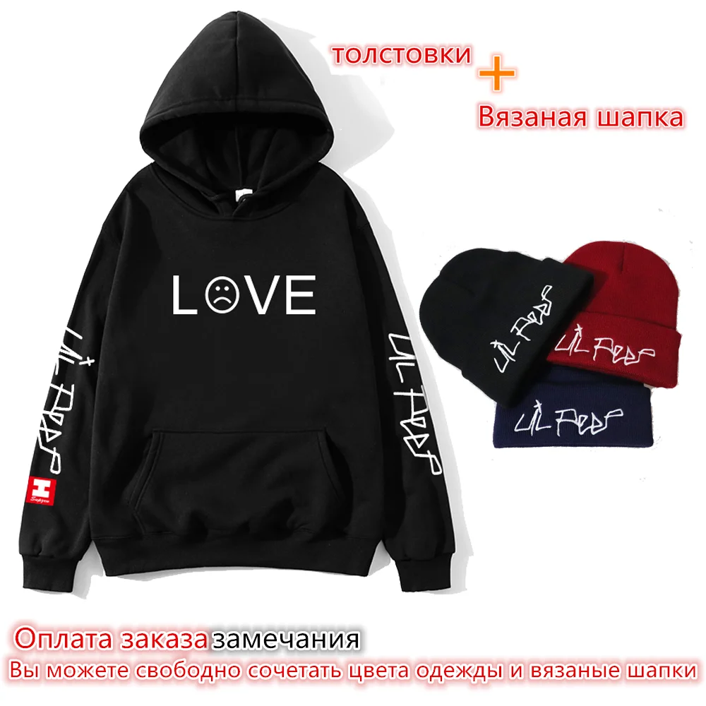 Мужская и Женская толстовка с капюшоном вязаная шапка на осень зиму 2020 флисовая