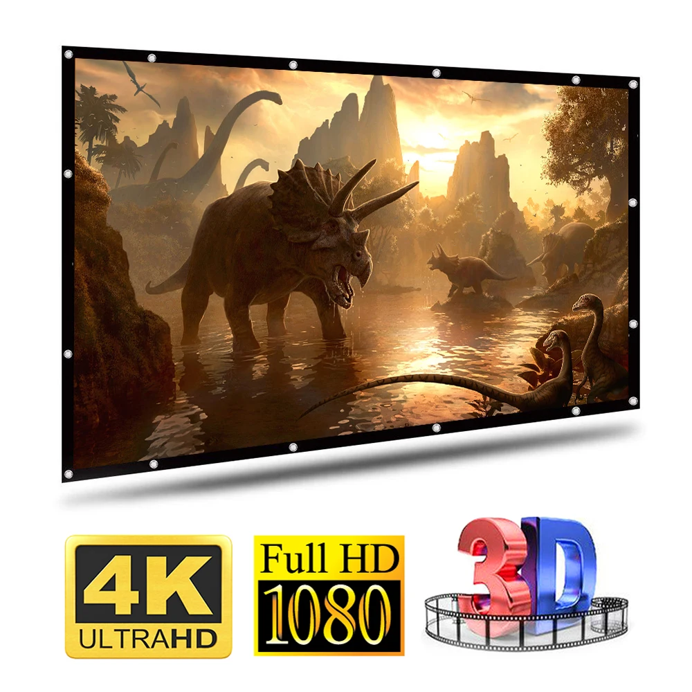 Светоотражающий экран светоотражающая ткань диагональ 60 &quot 100&quot 120 16:9 для Epson BenQ