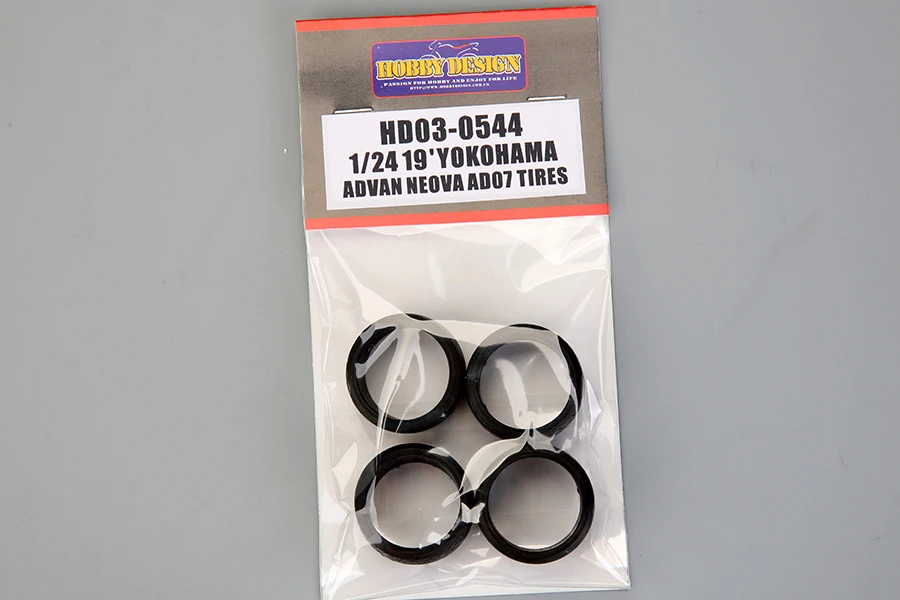 

1/24 Resin Retrofit For Car Models Hobbydesign HD03-0544 19’ Yokohm Advan Neova AD07 Tires Hand-made Models Rubber Parts