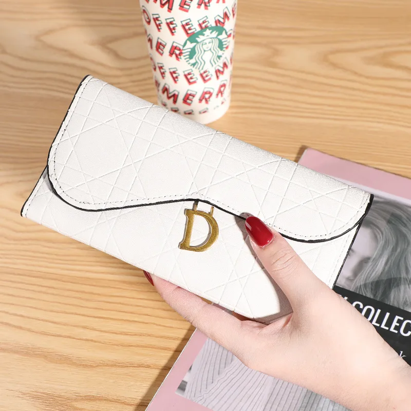 

2020 Leather Women Wallets Hasp Lady Moneybags Zipper Coin Purse Woman Envelope Wallet Money Cards ID Holder Bags Purses Pocket