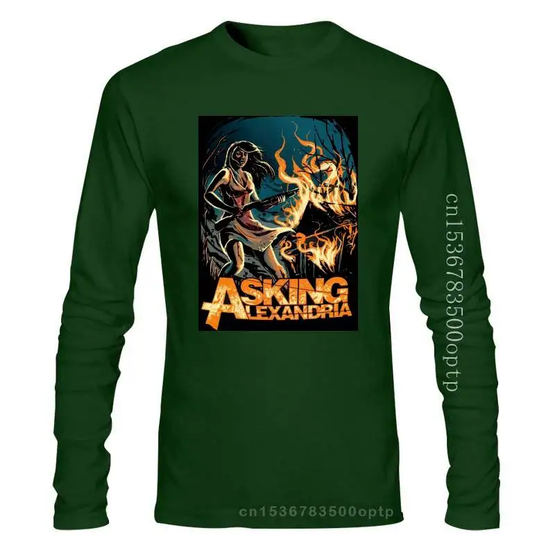 

New Official Asking Alexandria Am I Insane T-Shirt Afterlife Black Shadow Relentles Funny T Shirt Men Tee Shirts Hipster O-Neck
