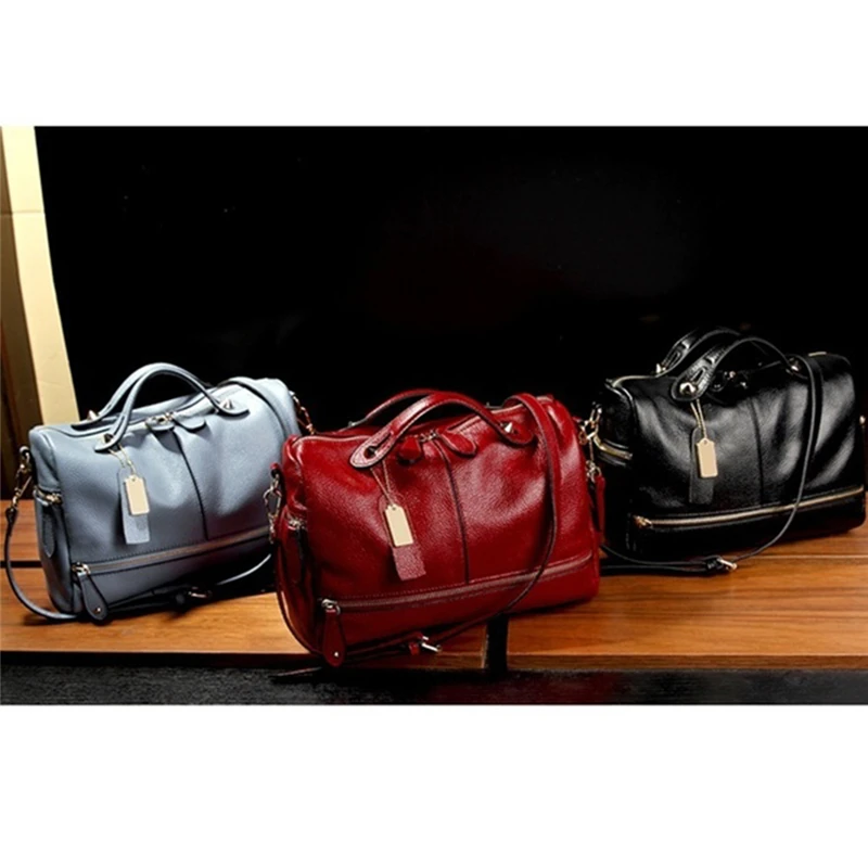 

2021 New Pendant Handbag Women's Fashion Boston Bags Single Shoulder Bag Ladies Crossbody Bag PU Messenger Bag