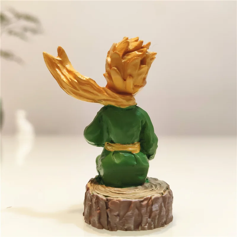 Статуя стоящего Маленького принца из смолы украшение для дома шарф миниатюры