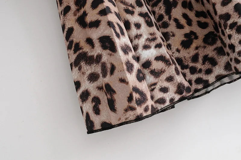women stylish leopard print pleated skirt snake faldas mujer Sexy Vintage Women Skirts 2020 Feminine Korean Style Clothes | Женская