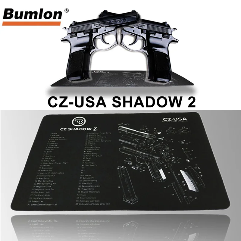 Коврик для чистки ружья CZ shadow 2 резиновый коврик водонепроницаемый нескользящий