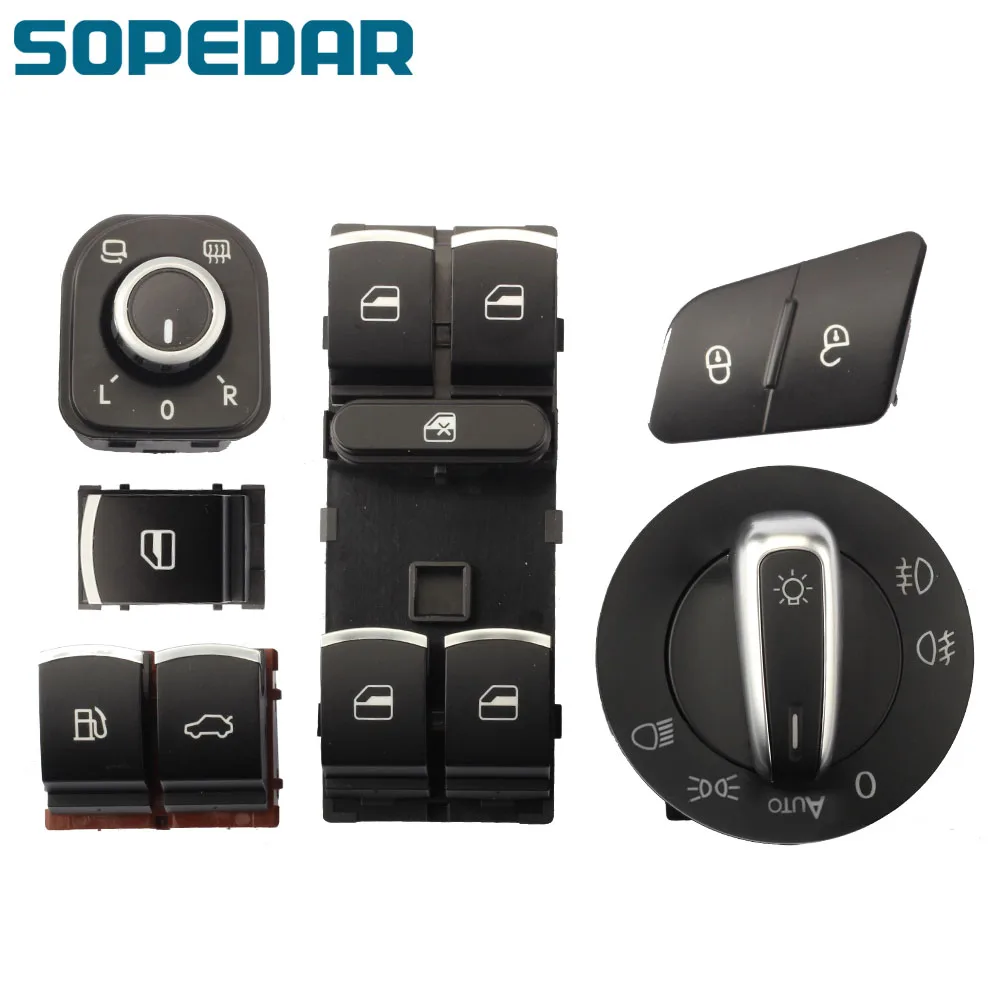 

Кнопка переключателя стекла автомобильной фары, топливный клапан для VW Jetta Golf MK5 Tiguan 5ND 959 565A 5ND 959 857 5ND941431B 3C0962125B