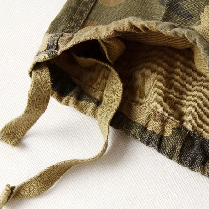 

2020 High Quality Men's Cargo Pants Casual Loose Multi Pocket Military Pants Long Trousers for Men Camo Joggers Plus Size 28-40