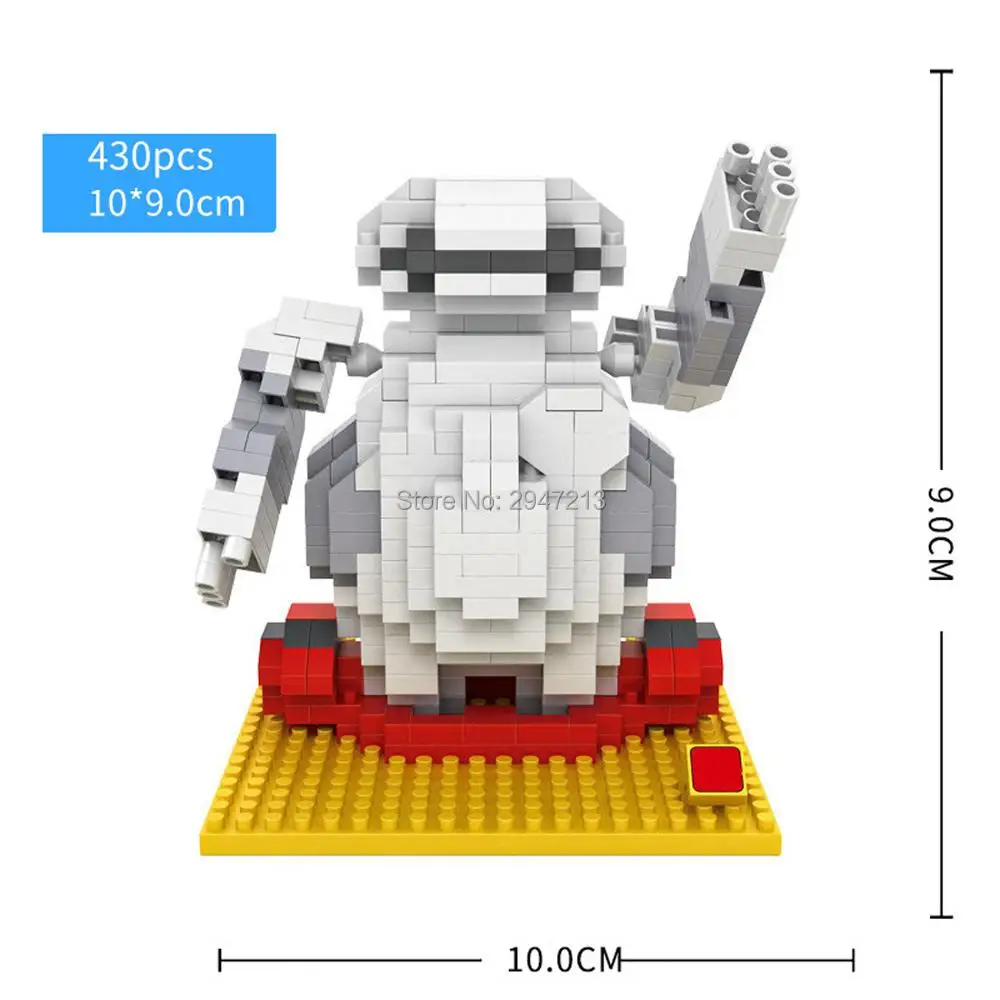 

hot Lepining creators Classic japan Anime big hero 6 Baymax figures model mini micro diamond building blocks bricks toys gift