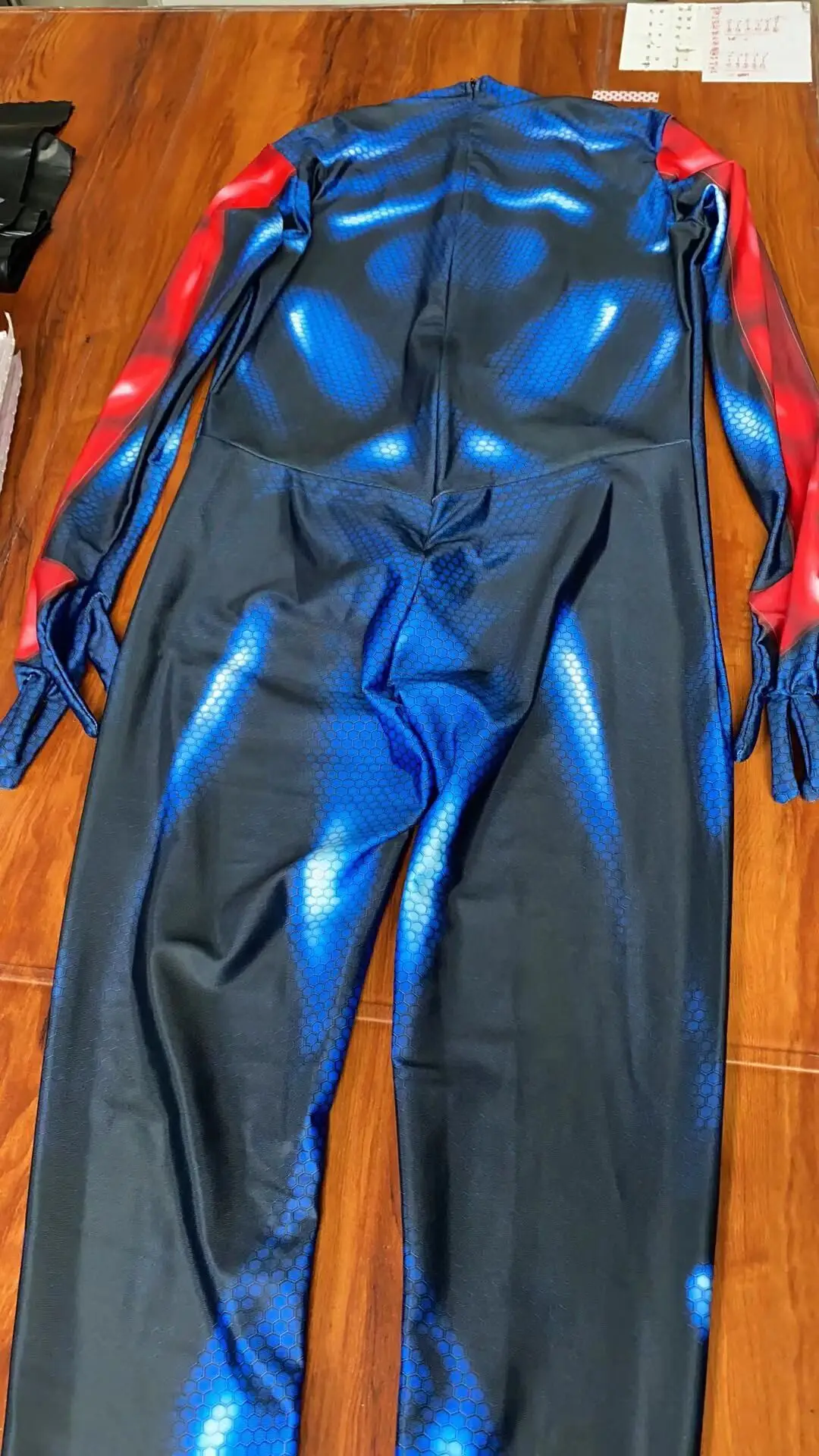 Синий костюм для косплея Zentai 2099 на Хэллоуин боди супергероя фантазия