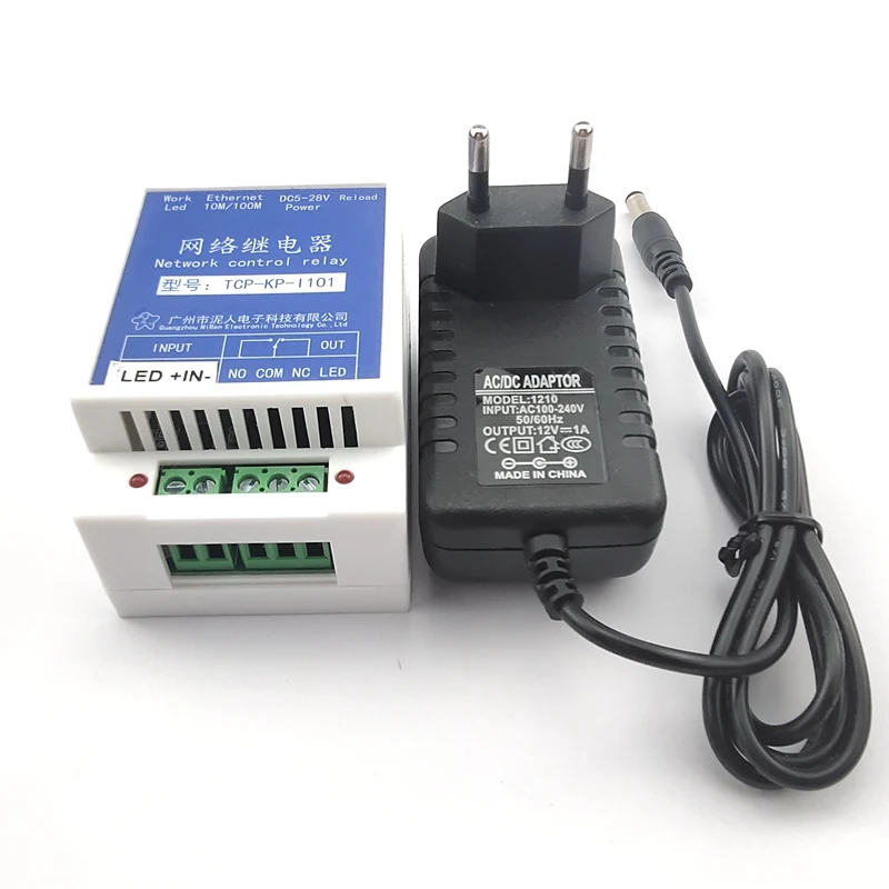 Промышленный Класс 1 сетевой релейный модуль Ethernet релейный дистанционный сетевой коммутатор 1 способ изолированный вход