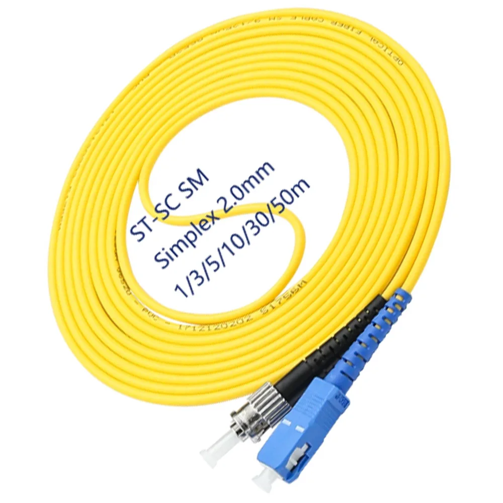 

5 шт./пакет SC/ UPC-ST/ UPC Simplex mode волоконно-оптический соединительный кабель 2,0 мм или 3,0 мм FTTH волоконно-оптический кабель