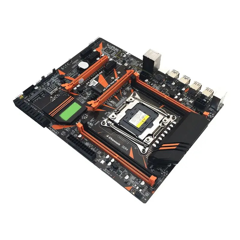 Billig X99 LGA2011-V3 Professionelle 4 Kanal DDR4 64G Ram SATA 3 Usb 3,0 M.2 Desktop-Computer Motherboard Modul