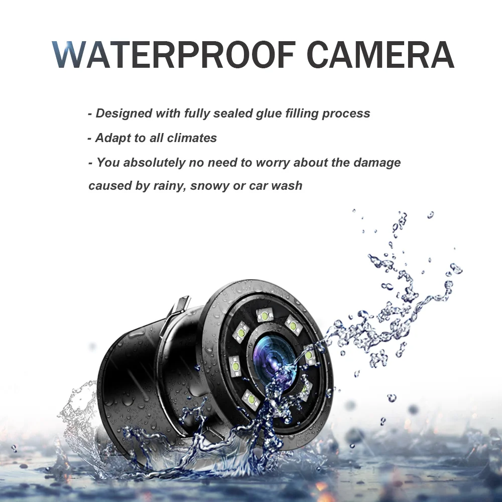 Динамическая траектория треков ИК ночного видения Автомобильная камера заднего