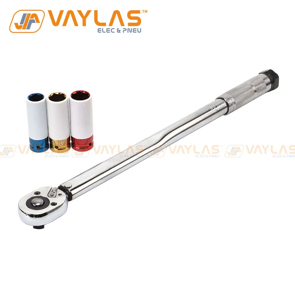 

28-210N.m Torque Wrench Hand Tool 1/2 Inch Drive Spanner Quick Release Reversible Head Chrome Vanadium Steel