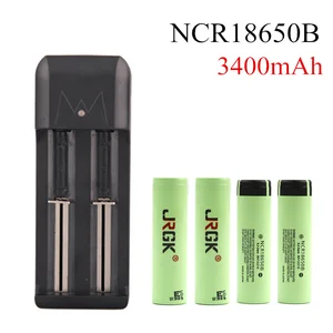 Vape батарея 3,7 V NCR18650B 18650 батарея 3400mah перезаряжаемый мод. Литиевая батарея для электронных сигарет мод с зарядным устройством