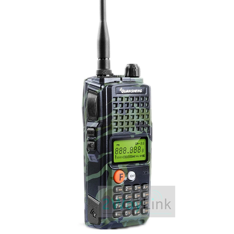 Портативная рация QuanSheng 10 Вт км TG K10AT радио опционально VHF двухстороннее 4000 мАч |