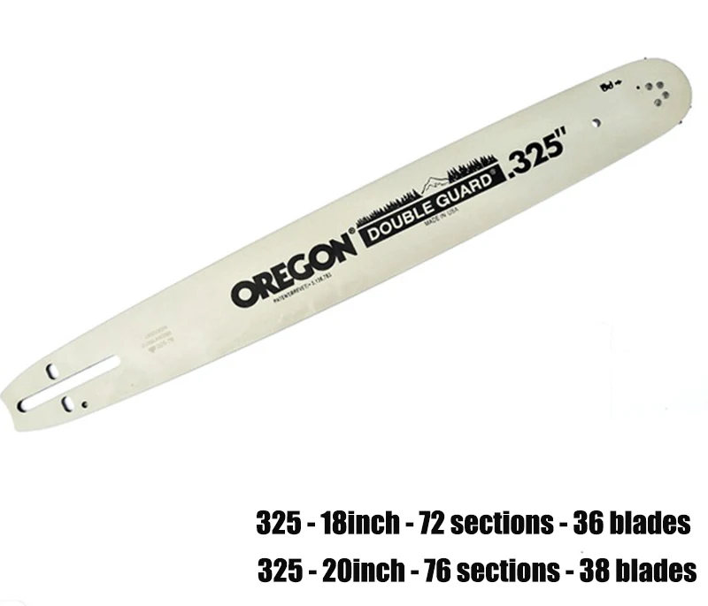 OREGON/STHIL 325 и 3/8 направляющая цепной пилы пластина 18/2" бензиновая пила направляющая цепи из сплава цепная пила аксессуары
