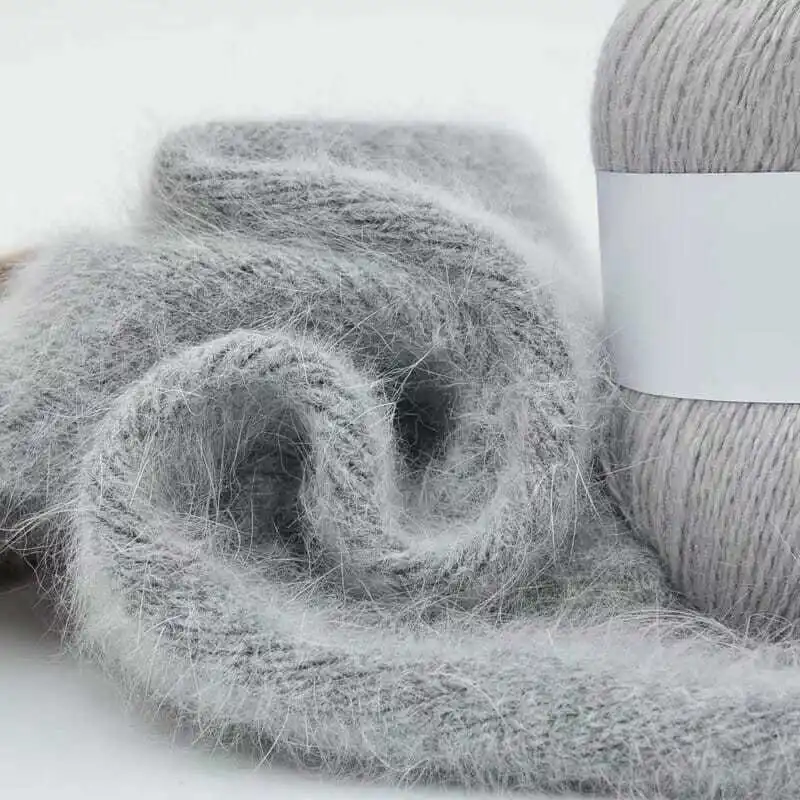 

Drop Shipping 50g/set Long Plush Mink Cashmere Yarn Fine Quality Knitting Yarn Thread For Woman Cardigan Scarf Suitable