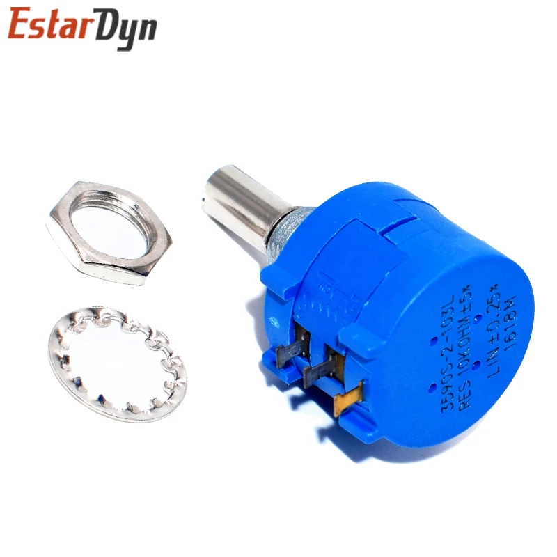 Прецизионный многооборотный потенциометр 3590S-2-103L 3590S 10K Ом 10 колец регулируемый