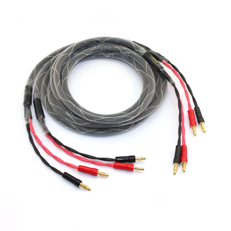 

High Quality OCC copper Audio Speaker Cable audiophile loudspeaker Cable