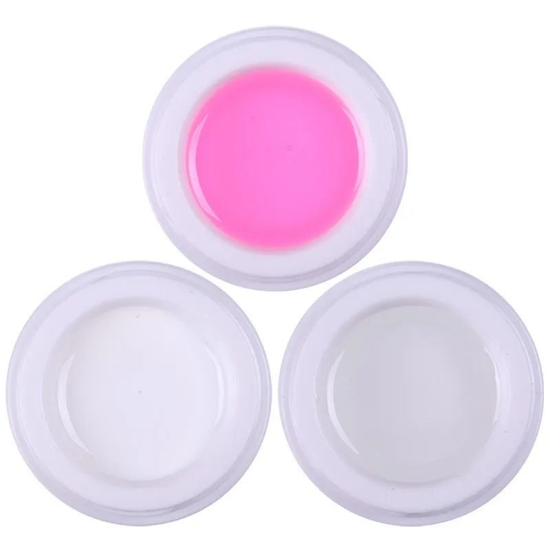 Акриловый гель для наращивания ногтей 3 цвета искусственный кристалл быстрое