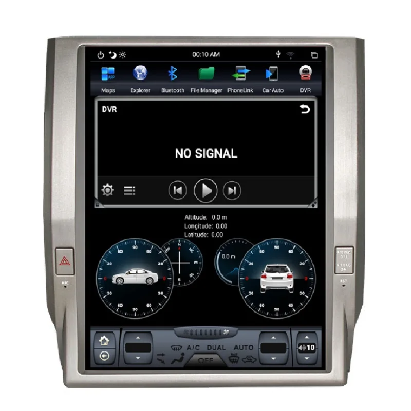 12,1 дюймов Tesla стиль Android 8,1 автомобильный gps-навигация, dvd-плеер для Toyota Tundra ips экран 1080P головное устройство