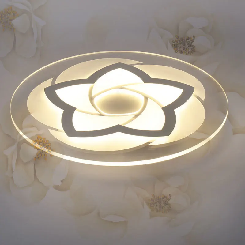 

modern minimalist circular ceiling lamps LED acrylic study room bedroom
