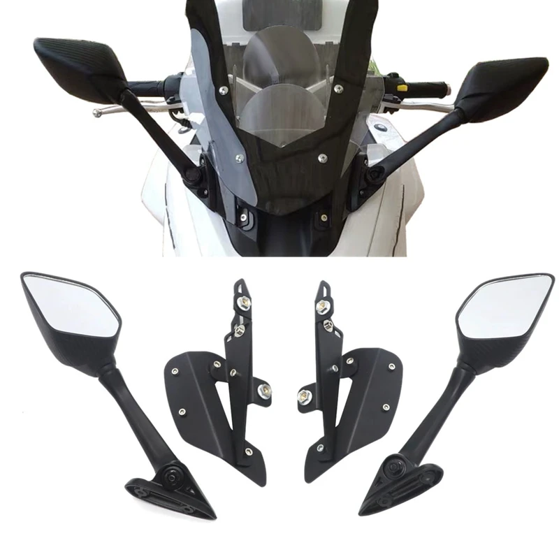 

AU05 -For YAMAHA NMAX 155 NMAX 125 Motorcycle Rearview Mirrors Windshield Bracket Modified Motorcycle Accessories