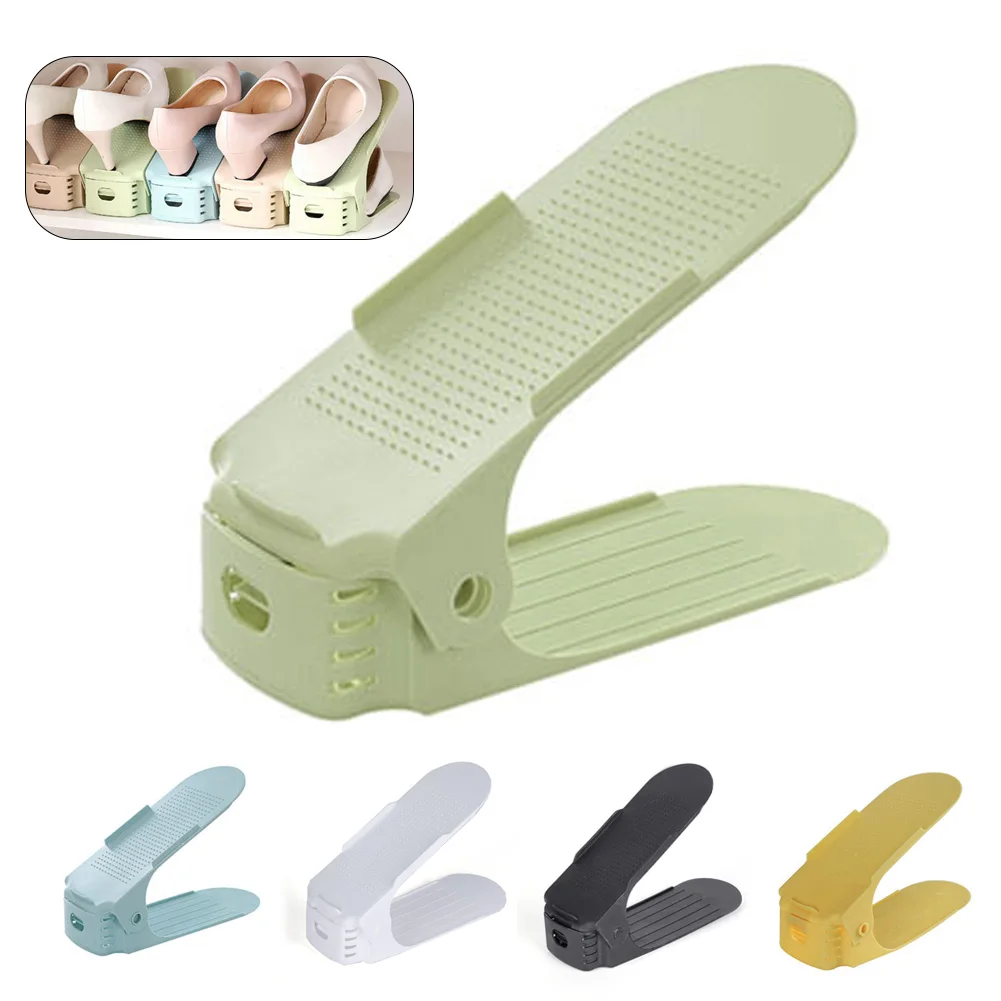 10 шт. регулируемый органайзер для обуви|Полки и органайзеры обуви| |