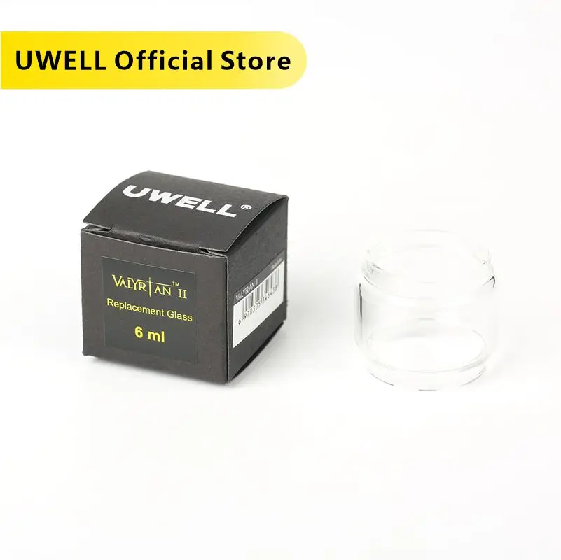 

UWELL Valyrian 2 Glass Tube 2ml/6ml/TPD Upgrade Capacity Tube Suitable For Valyrian 2 Tank E-cigarette Vape Accessories