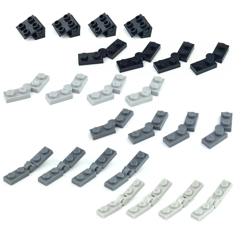 

30pcs MOC high-tech accessories Building Blocks 44302 44301 2429 2430 Changeover Catch Hinge brick DIY Tech Parts Creative 6134