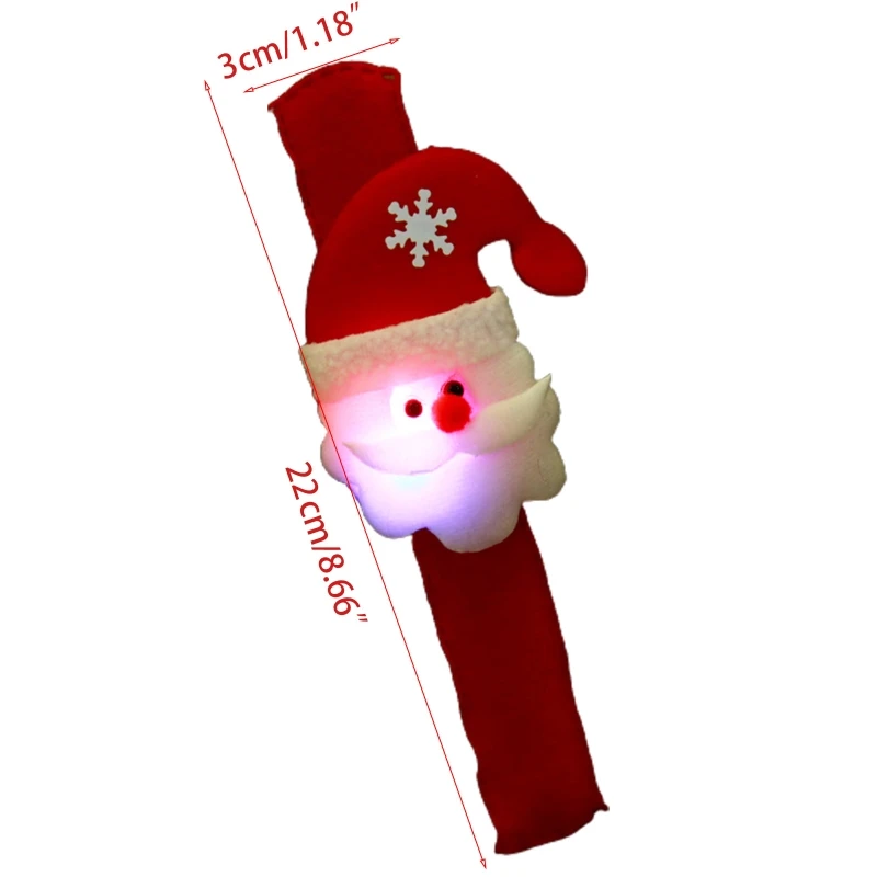 

Santa snowman elk flapping ring party popular children gift bracelet