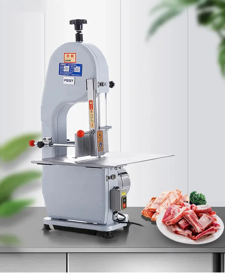 - Commercial Meat Cutting Band Bone Saw Machine Butcher Bone Saw
Machine Frozen Meat Cutting Machine Cutter Processing Machinery