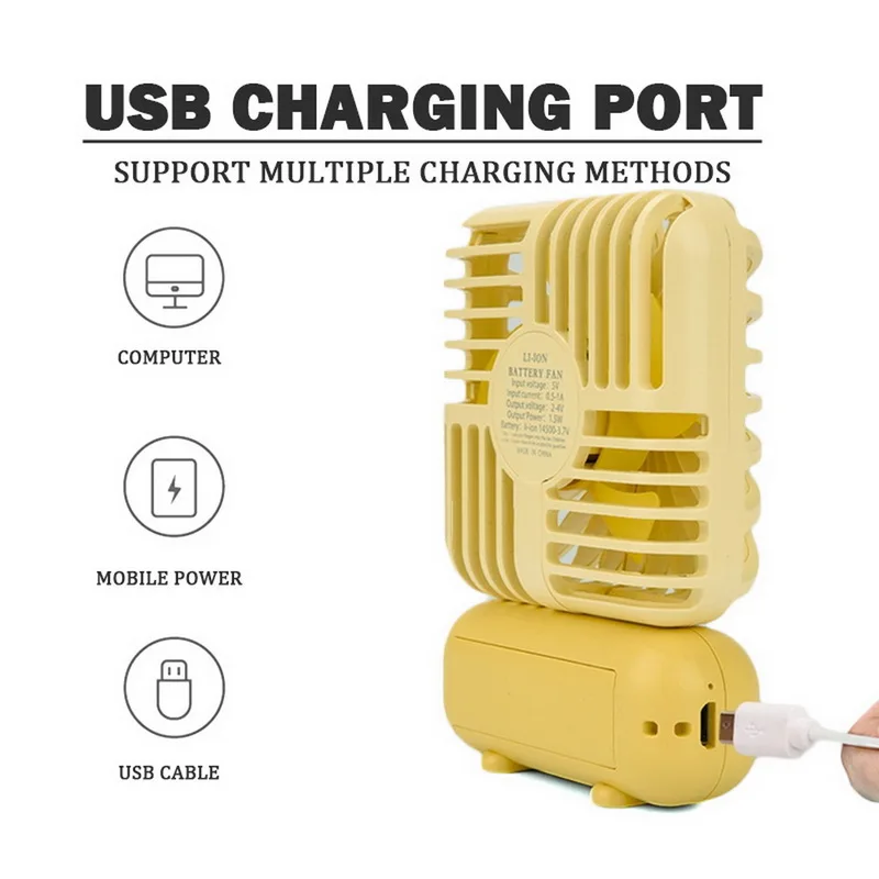Мини Портативный портативный электрический вентилятор кондиционер охлаждающий