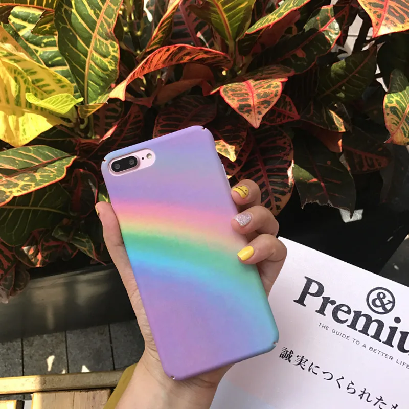 Креативный градиентный Радужный чехол для телефона iPhone11 X XS XR XSMax 8 7 6 6S PluS цвет все