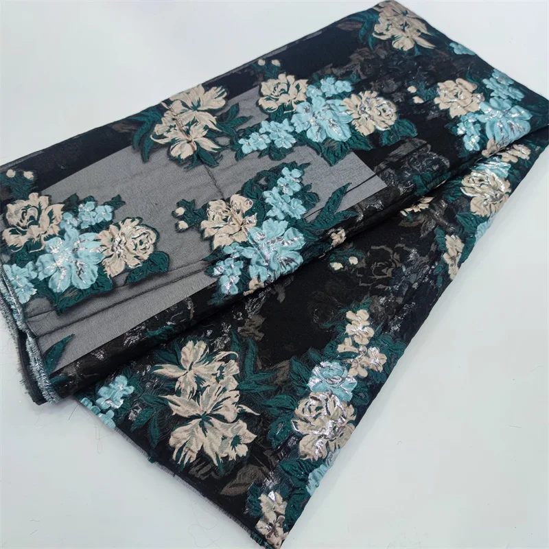 

Высококачественная 2022 искусственная ткань, вышивка из органзы, гипюровое вечернее платье, жаккардовое французское кружево