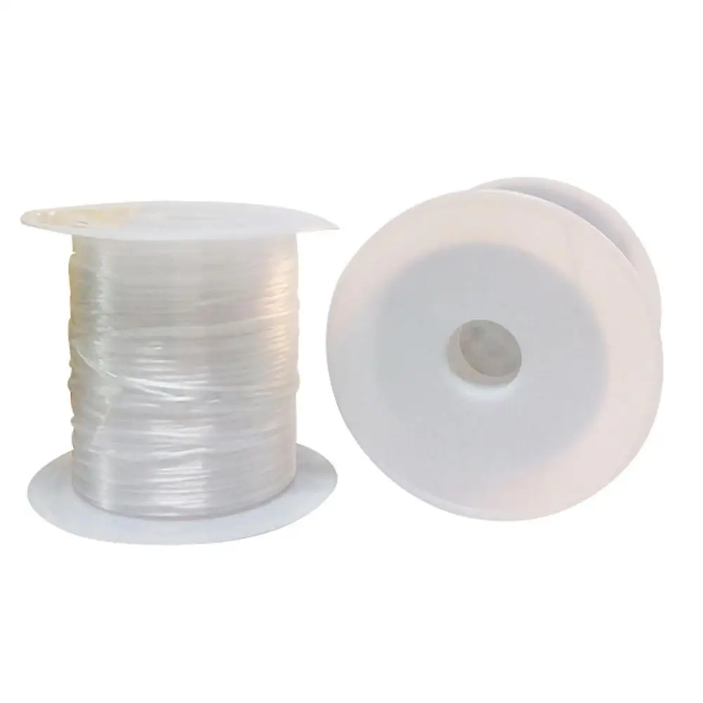 

10M/Roll Spandex Cord Thread Chinese Knot Elastic Cord DIY Braided Beading Bracelet String Transparent String Z0R7