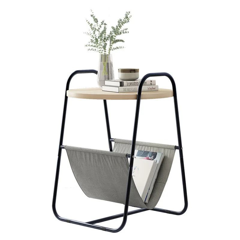 

Nordic Round End Tables Simple Moveable Sofa Side Table Small Coffee Table Iron Corner Table Living Room Furniture Beside Table