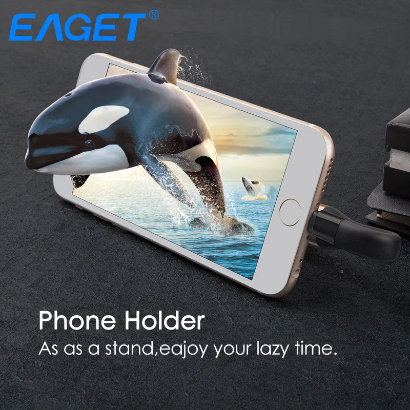 EAGET I90 2 в 1 OTG USB флэш накопитель 64 Гб Lightning 3 0 палка MFI Сертифицированный флеш 128 ГБ