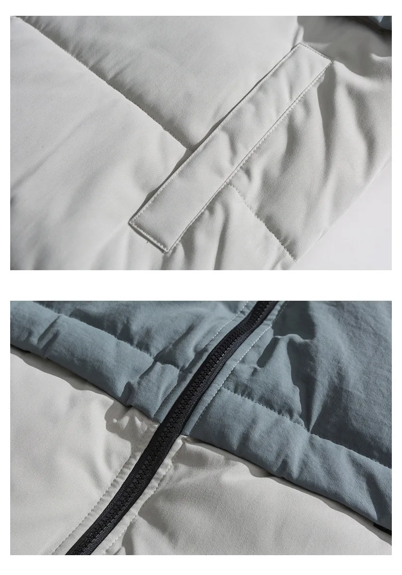 

IEFB 2020 Fashion Stand Collar Causal Color Block Patchwork Witner Coat Loose New Men's Thick Loose Cotton Padded Clothes 9Y4840