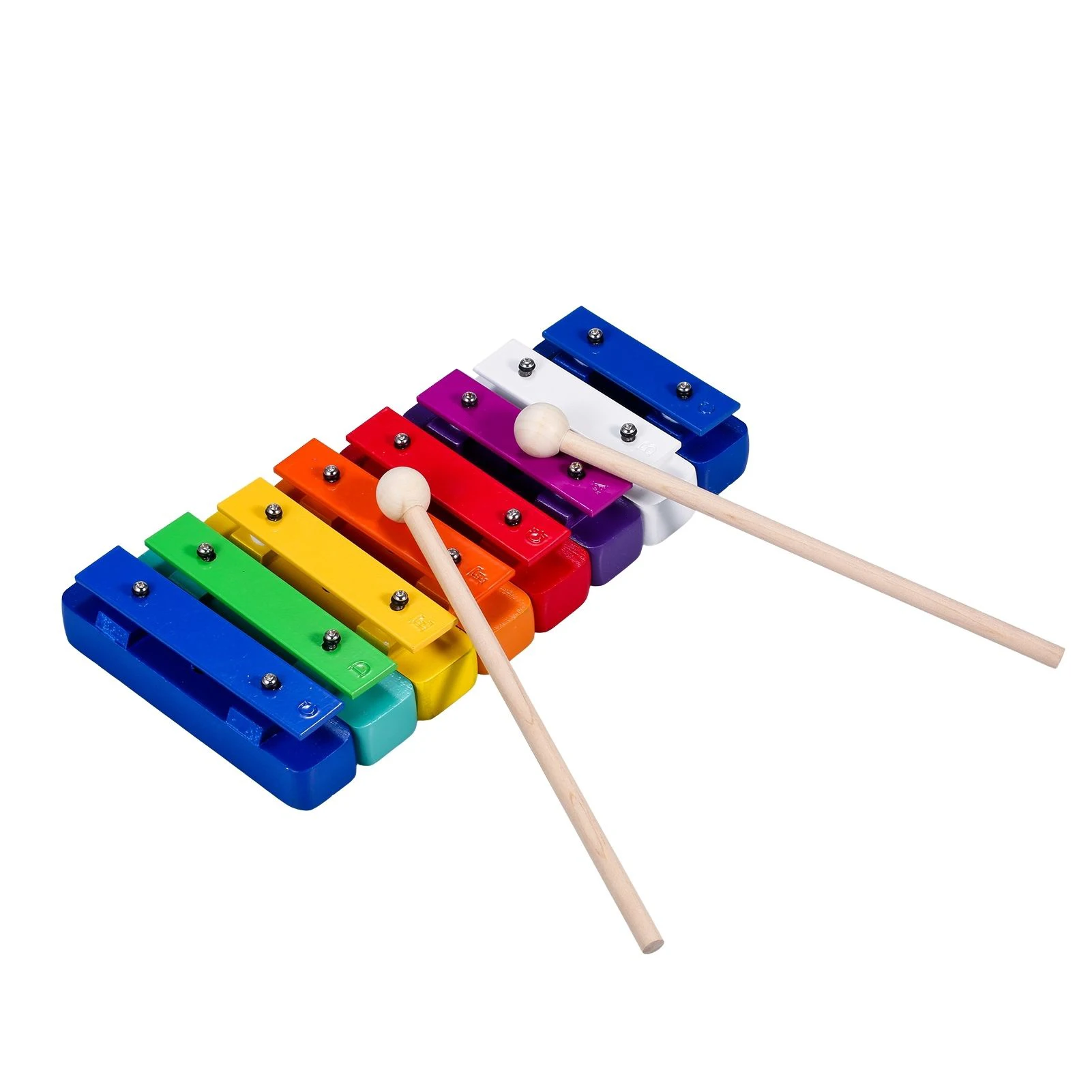 Цветные 8 ми NoteGlockenspiel ксилофон цветные колокольчики комплект перкуссионные