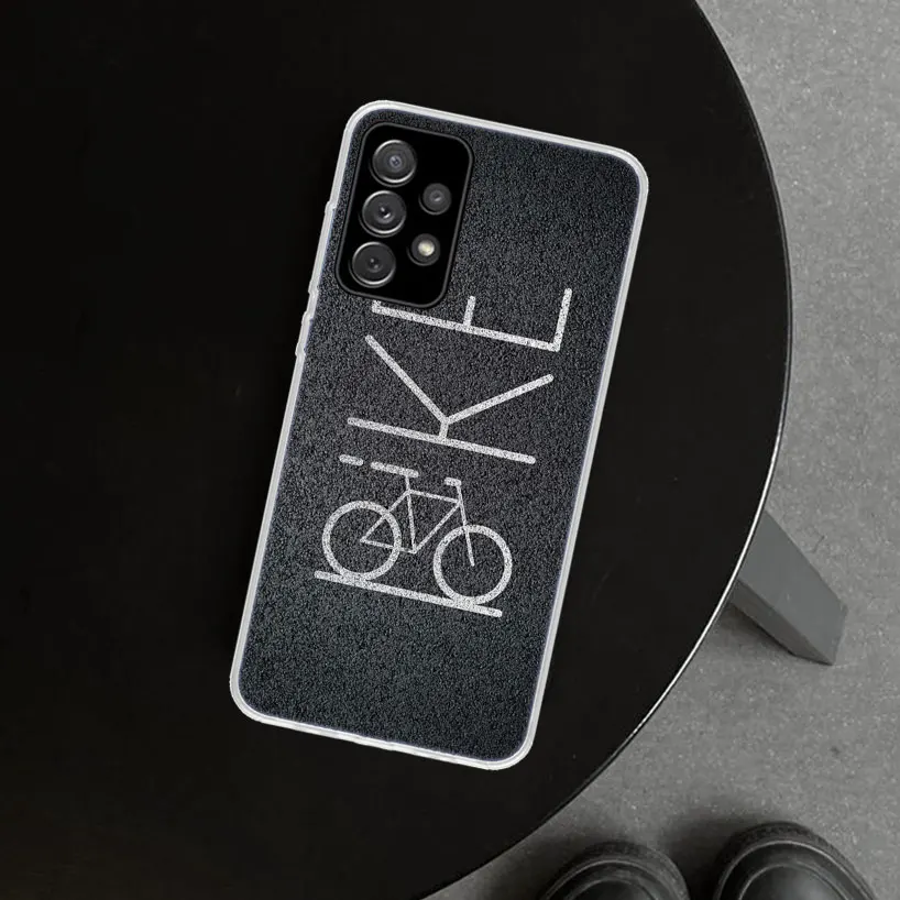 bicycle bike sport coqu phone case cover for samsung galaxy a52 a72 a51 a71 a32 a31 a41 a22 a12 a02s a21 a11 m31 m21 m32 coque free global shipping