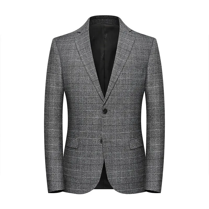 

Men Business Casual Short Blazer Men Stylish Suit Single Breasted Coats Spring Autumn Fashion Slim Fit Blazer Male men suits