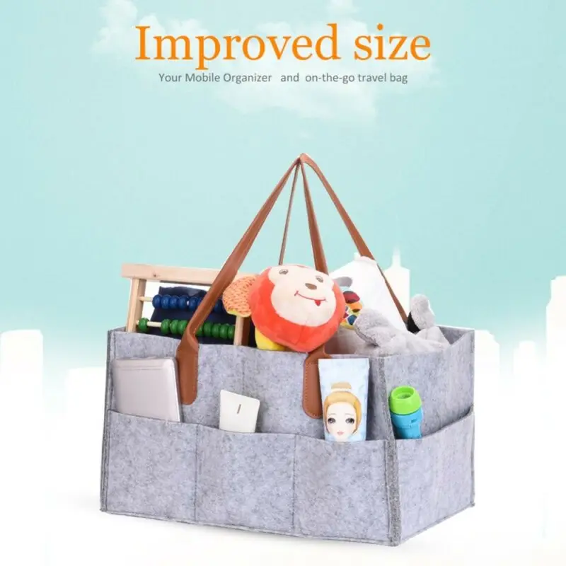 Войлочные детские подгузники Caddy салфетки для хранения сумка органайзер