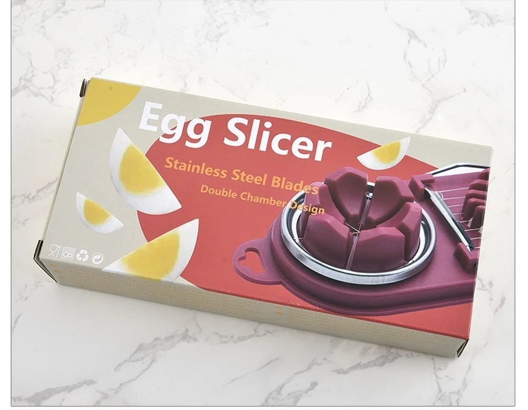 Кухонные гаджеты Многофункциональный 304 из нержавеющей стали резак для яиц кожи