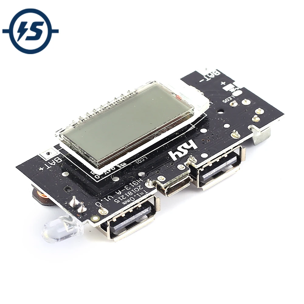 Плата для зарядки литиевой батареи модуль зарядного устройства с 3 7 в до 5 В 2 А ЖК