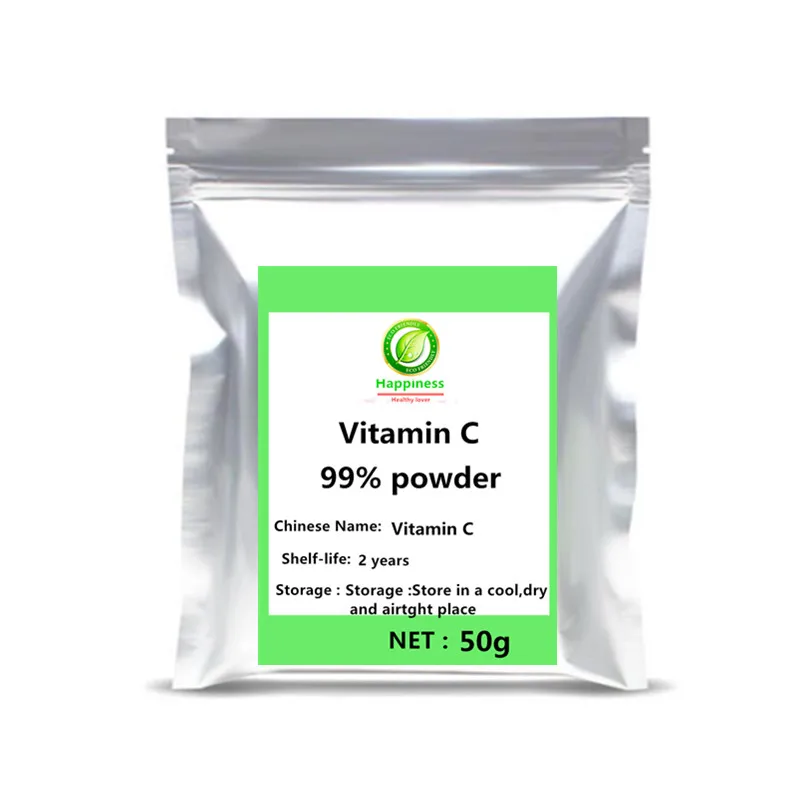 

High quality Pure 99% vitamin c powder Ascorbic Acid Antioxidants whitening Skin Care Face Serum keeps skin white and delicate