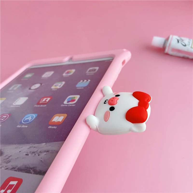 Милый силиконовый чехол-подставка для планшетов Ipad Mini 1 2 3 4 5 Air Pro 9 7 дюймов