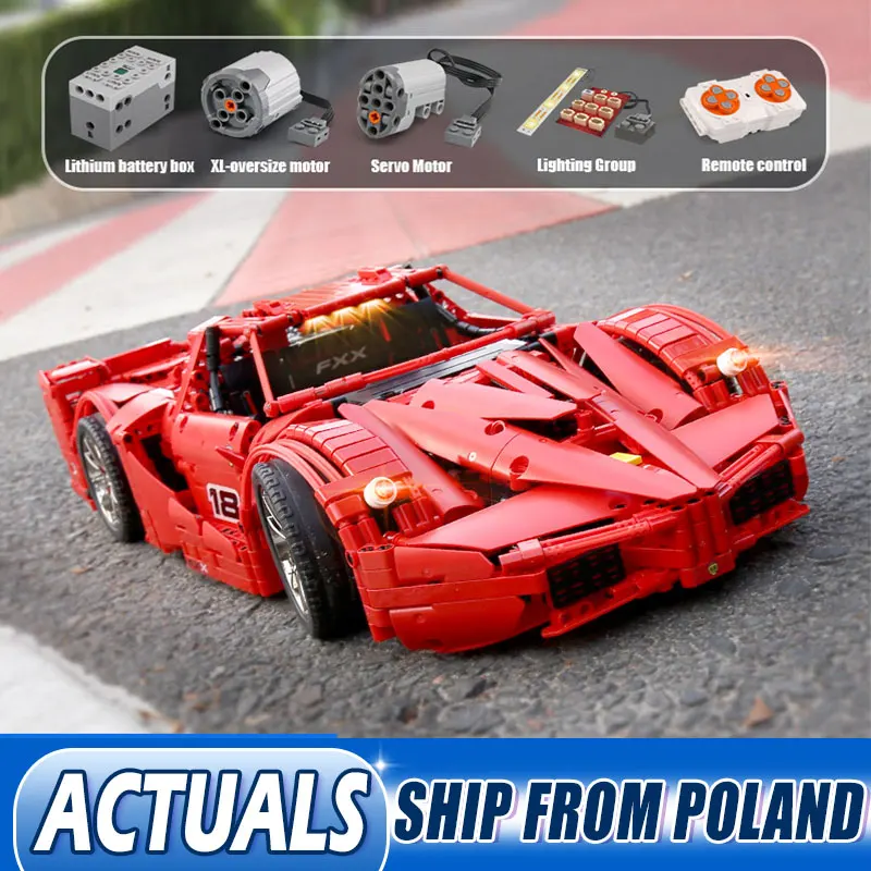 Пресс-форма для King 13085 автомобиля игрушки FXX спортивный комплект гоночных