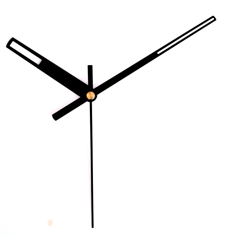 Ритмичные стрелки для часов 9512 # черные DIY металлические алюминиевые